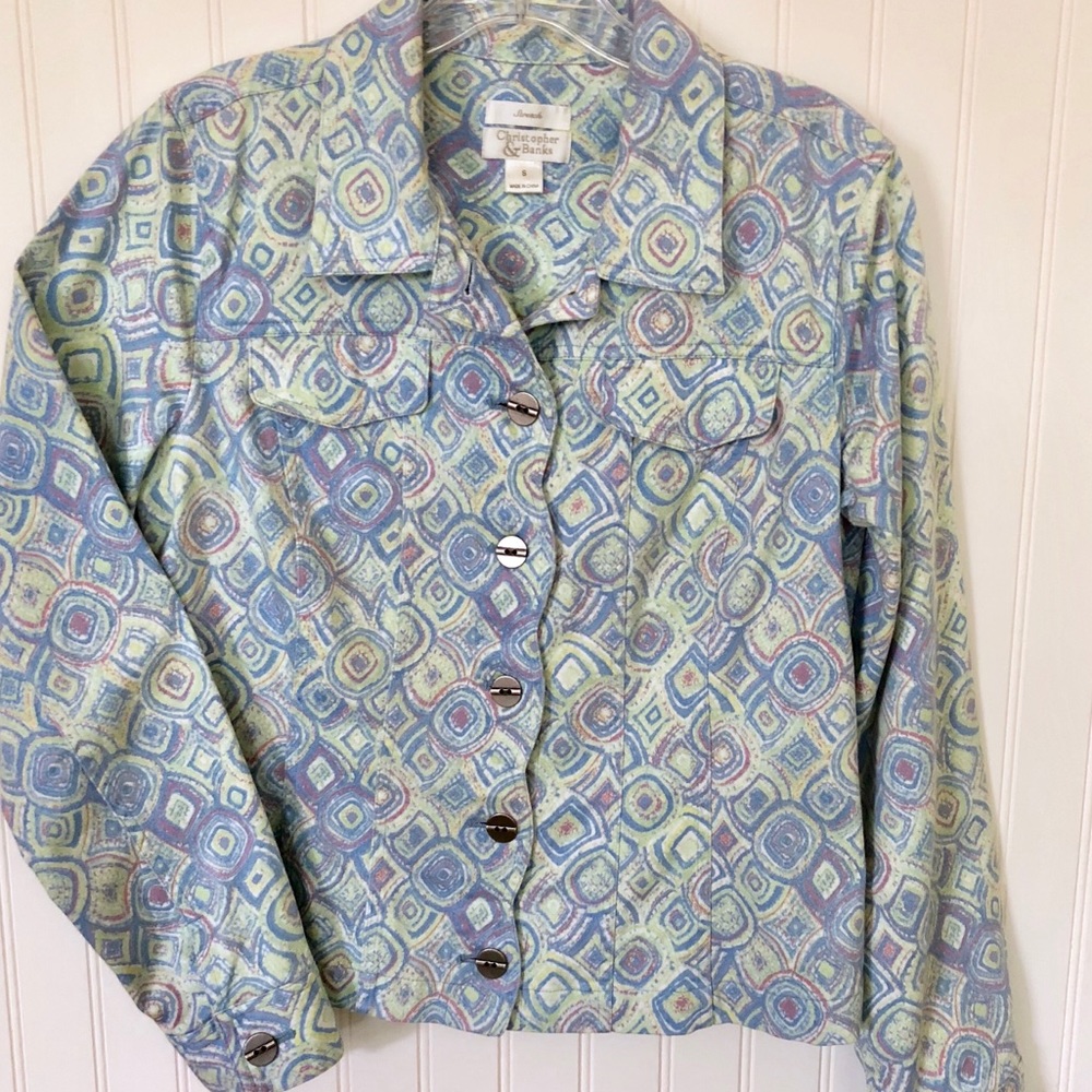 Christopher & Banks Jean-style Jacket Size